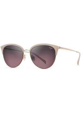 NEW MAUI JIM Olili MJ330 Milky Almond Sunglasses